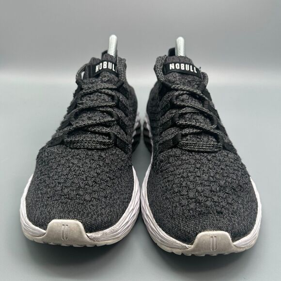 Nobull Diamond Knit Runner Women's 9 Graphite Athletic Sneakers Lace Up Low Top - Picture 3 of 9